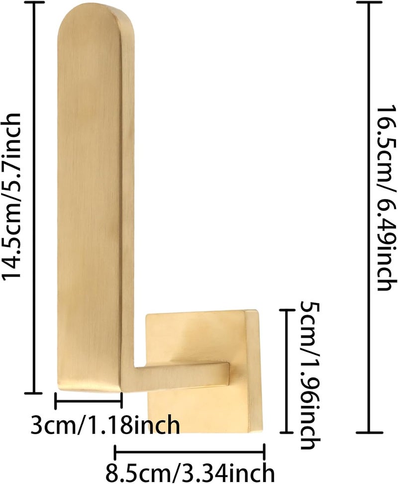 groleca 2 Pack Metal Curtain Holdbacks Modern Curtain Tiebacks U Shaped Curtain Hooks for Wall Curtain Pull Backs Curtain Holders Curtain Tie Backs for Curtains (2, Gold) - Image 4
